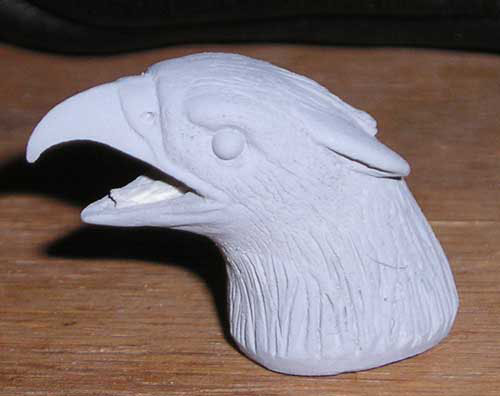fierce eagle head.