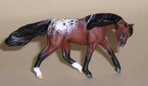 Breyer Mini Whinnie to appaloosa mare.